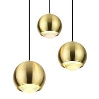 Подвесной светильник Ivor Pendant Gold | диаметр 15 см