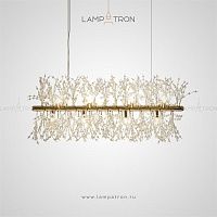 Серия реечных светильников с абажуром в виде хрустальных пучков Lampatron ROSALIA LONG