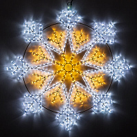 Фигура Arlight ARD-Snowflake-M12-900x900-720LED White/Warm 034262