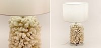 Настольная лампа Beige Coral Table Lamp с абажуром Loft-Concept 43.1082