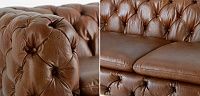 Диван Dorsten Sofa brown leather 05.414