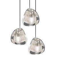 Подвесной светильник Mizu 1 Suspension Lamp Silver | 1 лампа