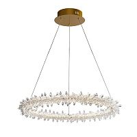 Люстра Crystal round chandelier | диаметр 80 см
