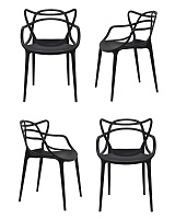 Комплект из 4-х стульев Masters чёрный FR 0134K