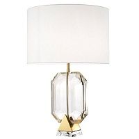 Настольная лампа Table Lamp Emerald Gold & white