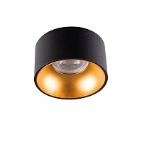 Встраиваемый светильник gu10 черный KANLUX MINI RITI B/G