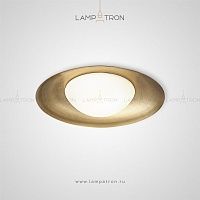 Потолочный светильник с круглым плафоном из стекла на металлической основе Lampatron ALON CH