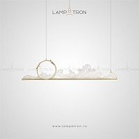 Реечный светодиодный светильник с ажурным абажуром из акрила Lampatron MARIBEL LONG