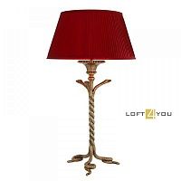 Настольная лампа Table Lamp Rossella Incl Burgundy Shade 111657 111657