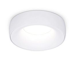 Металлический встраиваемый точечный светильник MR16 Ambrella Light A890 WH