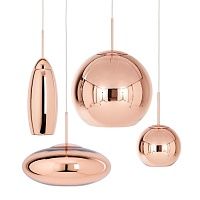 Люстра Tom Dixon Copper Wide Pendant Lamp | D 30 cм