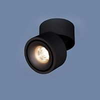 Накладной потолочный светодиодный светильник Elektrostandart 3100 DLR031 15W 4200K черный матовый 46