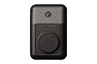 Кнопка звонка со световым индикатором антрацит LIREGUS RETRO 28-675