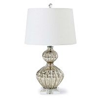 Настольная лампа Loraine Silver Table lamp