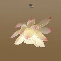 Подвесной светильник Lotus Flower Pendant | Белый, диаметр 35 см