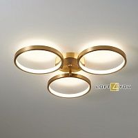 Дизайнерский светильник потолочный Brass Ring Ceiling L08960