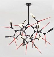 Люстра Red Spikes Chandelier 16 Loft Concept 40.2278