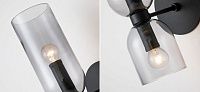 Бра с плафоном из дымчато-серого стекла Light Maker Studio Loft-Concept 44.2359-3