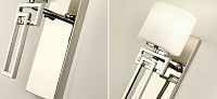 Бра с плафоном из стекла молочного цвета WINDOLF Nickel Loft-Concept 44.2347-3
