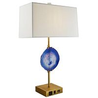 Настольная лампа Blue Agate Table Lamp Loft Concept 43.324