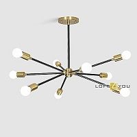 Дизайнерский светильник New Sputnik Black Brass L03121