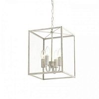 Подвесной светильник Loft Industrial Ortogonal Pendant Cube White 4 40.1689 Loft-Concept