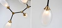 Люстра с плафонами из двойного стекла BUBBLE CHANDELIER Loft-Concept 40.6179-3