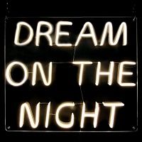 Неоновая настенная лампа Dream On The Night Neon Wall Lamp Loft-Concept 46.198-2