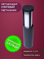 Светильник светодиодный Elvan PJ-1512/1-11.5W-WW-Gr