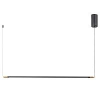 Люстра Drawing Line Gold Black Linear