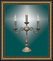 Настольная лампа Сага/т.антик ННБ21-3х60-031