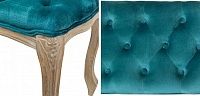Банкетка French Provence Farmhouse Bench turquoise 06.041-1