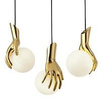 Подвесной светильник Золотая рука Gold Hand Pendant lamp 40.3204-0 Loft-Concept