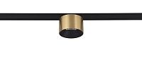Светильник для Slim Line Mini, NOLA, 5Вт, 3000К, корпус латунь, кольцо черное, коннектор черный DL20