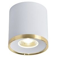 Белый спот с золотым кольцом Tendency 9 см Loft-Concept 42.408-3