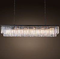 Люстра Odeon Clear Glass Hanging Chandelier D12 RH21668