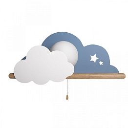 Бра с полкой Голубое Облако Wall Lamp Blue Cloud AMG006514