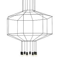 Vibia Wireflow 0299 Octagonal Square Pendan Light Loft Concept 40.1634