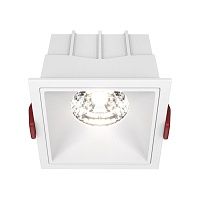 Встраиваемый светильник Maytoni Technical Alfa LED DL043-01-15W4K-SQ-W