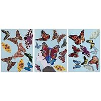 Картина Audrey with Swarming Butterflies Triptych Loft Concept 80.372-1