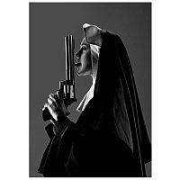 Постер Черно-Белый Nun III Loft Concept 80.117