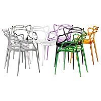 Комплект из 4-х стульев Masters прозрачный серый BradexHome FR 0705К