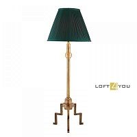 Торшер Table Lamp Okura Brass Finish Incl Green Shade 111667 111667