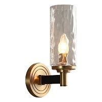 Бра LIAISON black and brass wall lamp 44.677-0 Loft-Concept