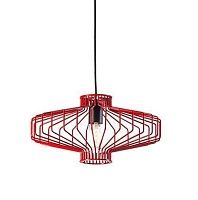 Подвесной светильник Cage Wire Color Middle | Красный