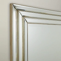 Зеркало в раме "Пасадена" Silver LouvreHome LHVM07S