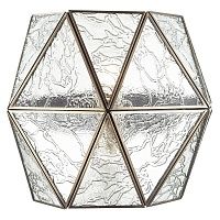 Бра с плафоном из стекла с эффектом льда Ice Diamond Loft-Concept 44.2564-3