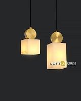 Дизайнерский светильник Lux Marble Brass 2 L08851