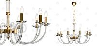 Люстра Twisted Glass Candles Chandelier 10 40.4713-2