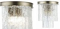 Бра Renea Textured Glass Wall Lamp Nickel Loft-Concept 44.1556-3